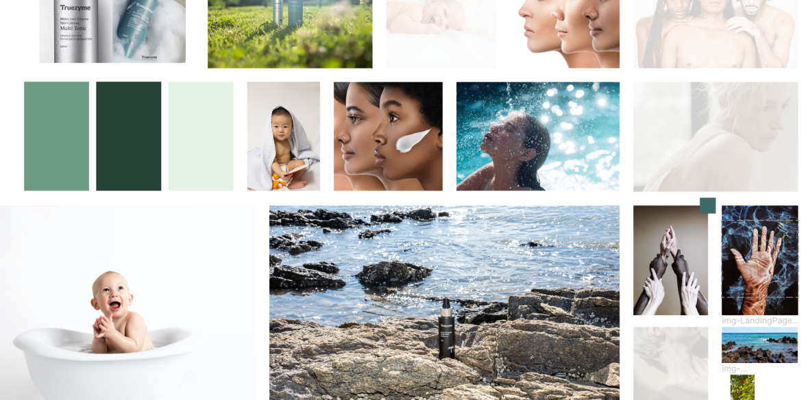 A screenshot of mood board.